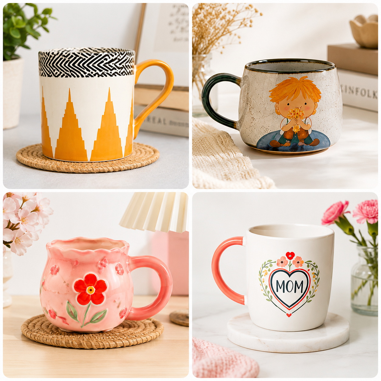 Ceramic Mugs & Drinkware